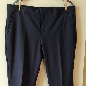 Banana Republic Washable Wool Navy "Ryan" fit trousers, Size 14